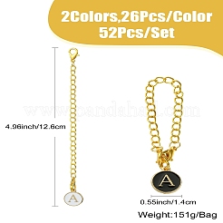 52Pcs 52 Styles Alloy Enamel Pendant Decorations&nbsp;HJEW-CJ00016