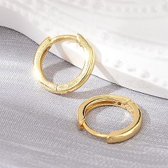 Brass Huggie Hoop Earrings&nbsp;EJEW-F245-06G