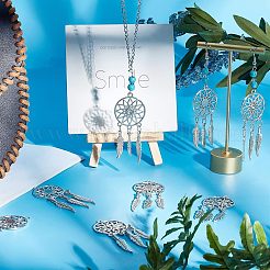 16Pcs 4 Style Tibetan Style Alloy Big Pendants&nbsp;FIND-NB0002-36