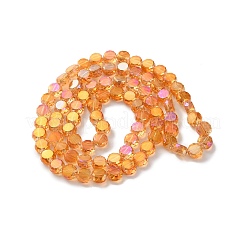 Electroplate Glass Beads Strands&nbsp;EGLA-C010-01A-HR01