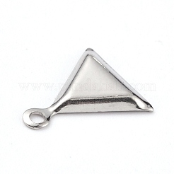 Non-Tarnish 304 Stainless Steel Pendant Cabochon Settings&nbsp;STAS-J032-30
