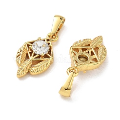 304 Stainless Steel Crystal Rhinestone Pendants&nbsp;STAS-C179-03A-G