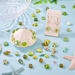 38Pcs 19 Styles Handmade Porcelain Beads&nbsp;PORC-TA0001-40