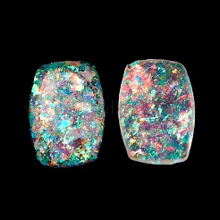 Resin Imitation Opal Cabochons&nbsp;RESI-E042-04A