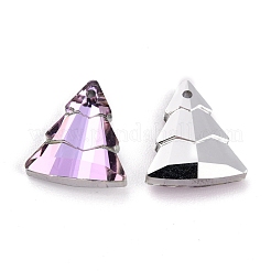 ガラスラインストーンチャーム  クリスマスツリー  vitrail light  15x13.5x5mm  穴：1.2mm&nbsp;RGLA-O002-A01-001VL
