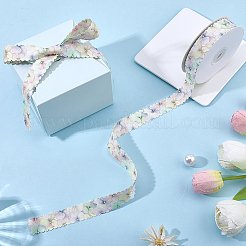 1Roll Single Face Printed Polyester Satin Ribbon&nbsp;SRIB-CY0001-47A