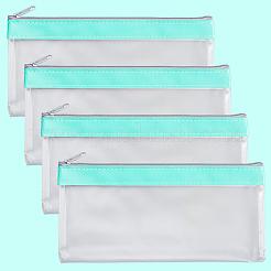 Rectangle PVC & PU Leather Resealable Bags&nbsp;ABAG-WH20001-20C