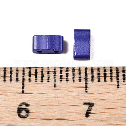 2-Hole Baking Paint Glass Seed Beads&nbsp;SEED-S023-17B-10