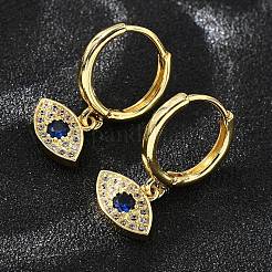 Brass Hoop Earrings&nbsp;EJEW-Z086-12G