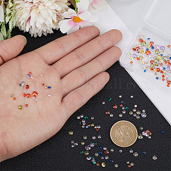 キュービックジルコニアカボション  グレードA  多面カット  ダイヤモンド  ミックスカラー  2.5~5x1.7~3mm  200pc&nbsp;ZIRC-BBC0003-76A
