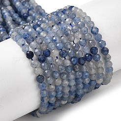 Natural Blue Aventurine Beads Strands&nbsp;G-M449-B01-3.5mm