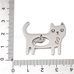 304 Stainless Steel Pendants&nbsp;STAS-F367-12P