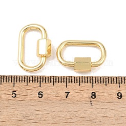 Brass Screw Carabiner Lock Charms&nbsp;KK-Z132-07G