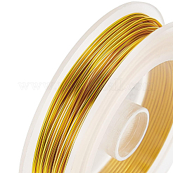 ラウンドクラフト銅線  ゴールドカラー  1mm  18ゲージ&nbsp;CWIR-BC0001-1.0mm-G