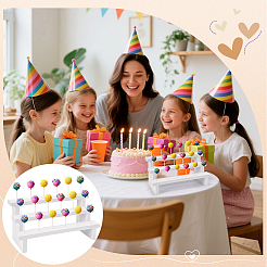 2 Sets 3-Tier Wooden Lollipop Organizer Display Stands&nbsp;AJEW-UN0005-64