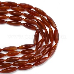 天然石カーネリアンビーズ連売り  三角形  染め＆加熱  シードビーズで  27~29x10.5~11.5x10~11mm  穴：1mm  約12~13個/連  16.06''~16.69