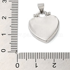 Rack Plating Brass & Clear Cubic Zirconia Pendants&nbsp;KK-S372-25P