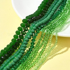 Electroplate Glass Beads Strands&nbsp;EGLA-FS0001-42B