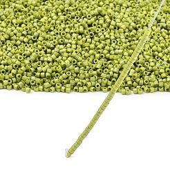 MIYUKIデリカビーズ  シリンダー  日本製シードビーズ  11/0  （db2309)マット不透明グレーズ海藻ab  1.3x1.6mm  穴：0.8mm  約2000個/10g&nbsp;X-SEED-J020-DB2309