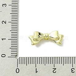 合金ビーズ  蝶結び  ゴールドカラー  8x19.5x5mm  穴：1.8mm&nbsp;FIND-Z045-15G