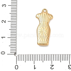 304ステンレススチールエナメルペンダント  花柄  イオンプレーティング（ip）  ゴールドカラー  服のチャーム  23x10x2.5mm  穴：1.3mm&nbsp;SA-CBA800D-01D-G