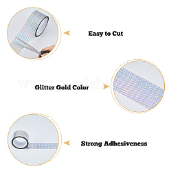 Laser Shining Bopp Plastic Scrapbook Decorative Adhesive Tapes&nbsp;AJEW-WH0696-332B