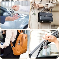 Alloy Rhinestone Keychain&nbsp;KEYC-YW00178-01