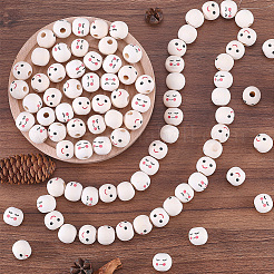 100Pcs 2 Styles Maple Wood European Beads&nbsp;WOOD-GF0002-22