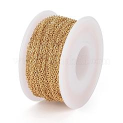 Ion Plating(IP) 304 Stainless Steel Cable Chains&nbsp;CHS-H017-01G-10M
