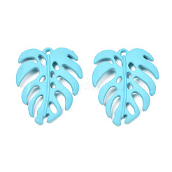 Spray Painted Alloy Pendants&nbsp;PALLOY-N155-114B