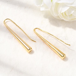 Brass Teardrop Dangle Earrings&nbsp;EJEW-C158-01G