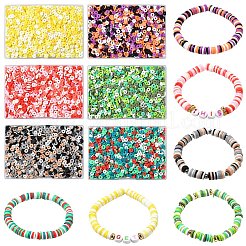 1880Pcs 4 Colors Handmade Polymer Clay Beads&nbsp;CLAY-YW0002-01B