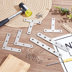 12 Sets 3 Styles 201 Stainless Steel Bracket&nbsp;FIND-GA0005-44