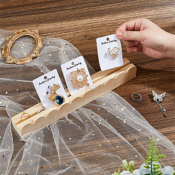 Pine Wood Card Display Stands&nbsp;ODIS-WH0100-02