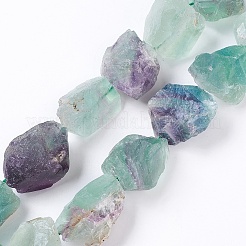 Natural Fluorite Beads Strands&nbsp;G-I230-01