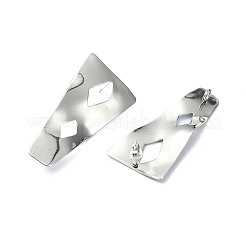 Non-Tarnish 304 Stainless Steel Stud Earring Findings&nbsp;STAS-L024-005P-02