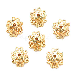 Brass Double Bead Caps&nbsp;KK-N259-09