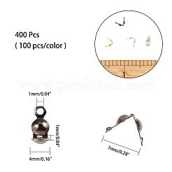 Brass Bead Tips&nbsp;KK-AR0001-10