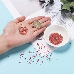 180g15色ガラスシードビーズ  光沢のある  ラウンド  ミックスカラー  12/0  1.5~2.5x1.5~2mm  穴：0.5~1mm  12 G /カラー&nbsp;SEED-JQ0003-01D-2mm