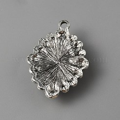 合金ペンダント  模造合成ターコイズ付き  アンティークシルバー  菱形  30x21.5x6mm  穴：2mm&nbsp;FIND-TAC0020-05D