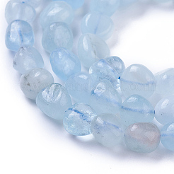 Natural Aquamarine Beads Strands&nbsp;G-P433-06B-01