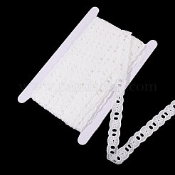 Flower Pattern Cotton Embroidery Lace Ribbon&nbsp;OCOR-CA0001-38A