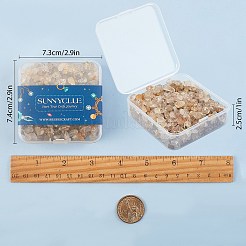 天然ルチルクォーツチップビーズ  5~8x5~8mm  穴：1mm  約400個/箱&nbsp;G-SC0001-31