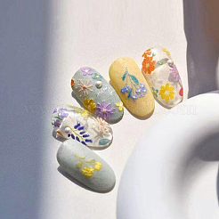 4Pcs 4 Styles Flower Pattern Self Adhesive PET Nail Art Stickers Decals&nbsp;MRMJ-SP0001-19