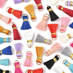 20Pcs Handmade Polycotton(Polyester Cotton) Tassel Decorations&nbsp;FIND-FS0003-27G