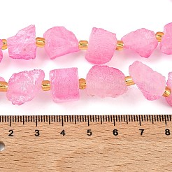 Raw Rough Natural Quartz Crystal Beads Strands&nbsp;G-Z131-J01-11