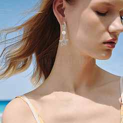 12Pcs 2 Colors Brass Micro Pave Clear Cubic Zirconia Huggie Hoop Earring Findings&nbsp;KK-BBC0022-91