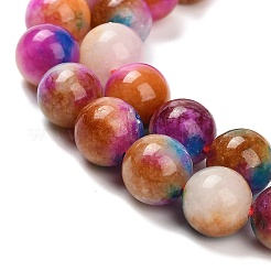 Natural White Jade Beads Strands&nbsp;G-Z097-A01-8mm-A