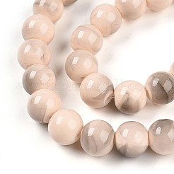 Baking Paint Glass Beads&nbsp;X1-DGLA-N013-10mm-06