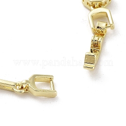 Brass Link Chain Bracelets&nbsp;BJEW-D039-34G-01